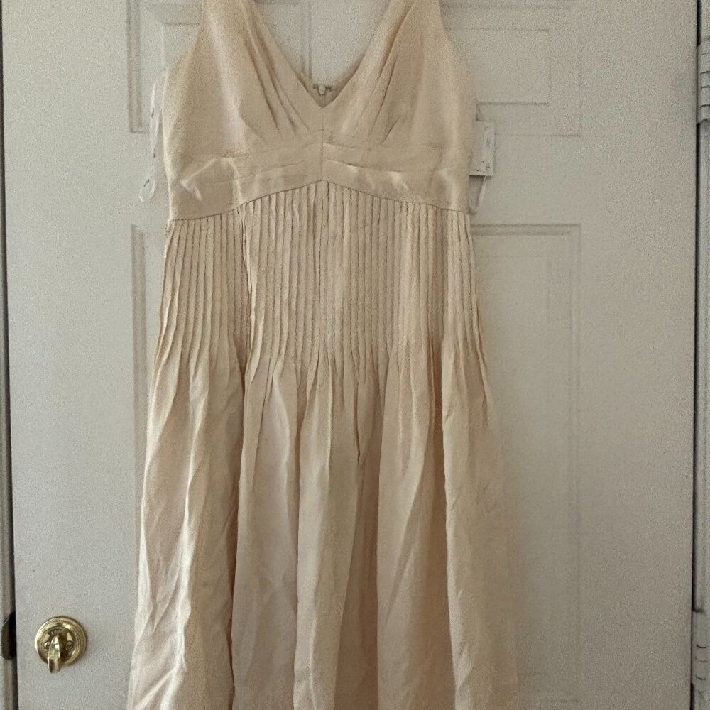 Womens Suzi Chin vintage ivory satin dress sz 10 new with tags #216